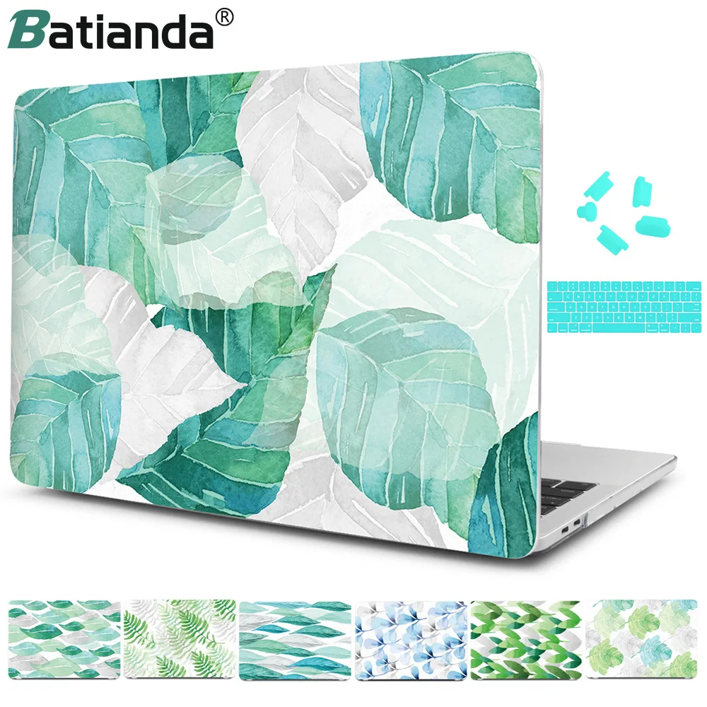 Чехол для ноутбука с листьями и тропическими растениями для Macbook Air Pro retina 11 12 13 15 с сенсорной панелью для Apple mac book 13," a1708