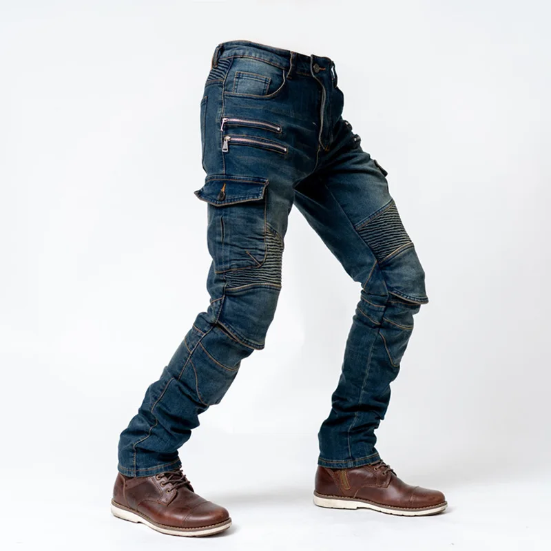 2022 revisione pantaloni Moto uomo Moto Jeans equitazione pantaloni  fuoristrada pantaloni Motocross Design con cerniera con equipaggiamento  protettivo|Trousers| - AliExpress
