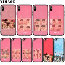 YIMAOC JIMIN Rap RM JIN SUGA J HOPE V JUNG KOOK Мягкий силиконовый чехол для iPhone XR X XS Max X 6 6 S 7 8 Plus 5 5S SE чехол