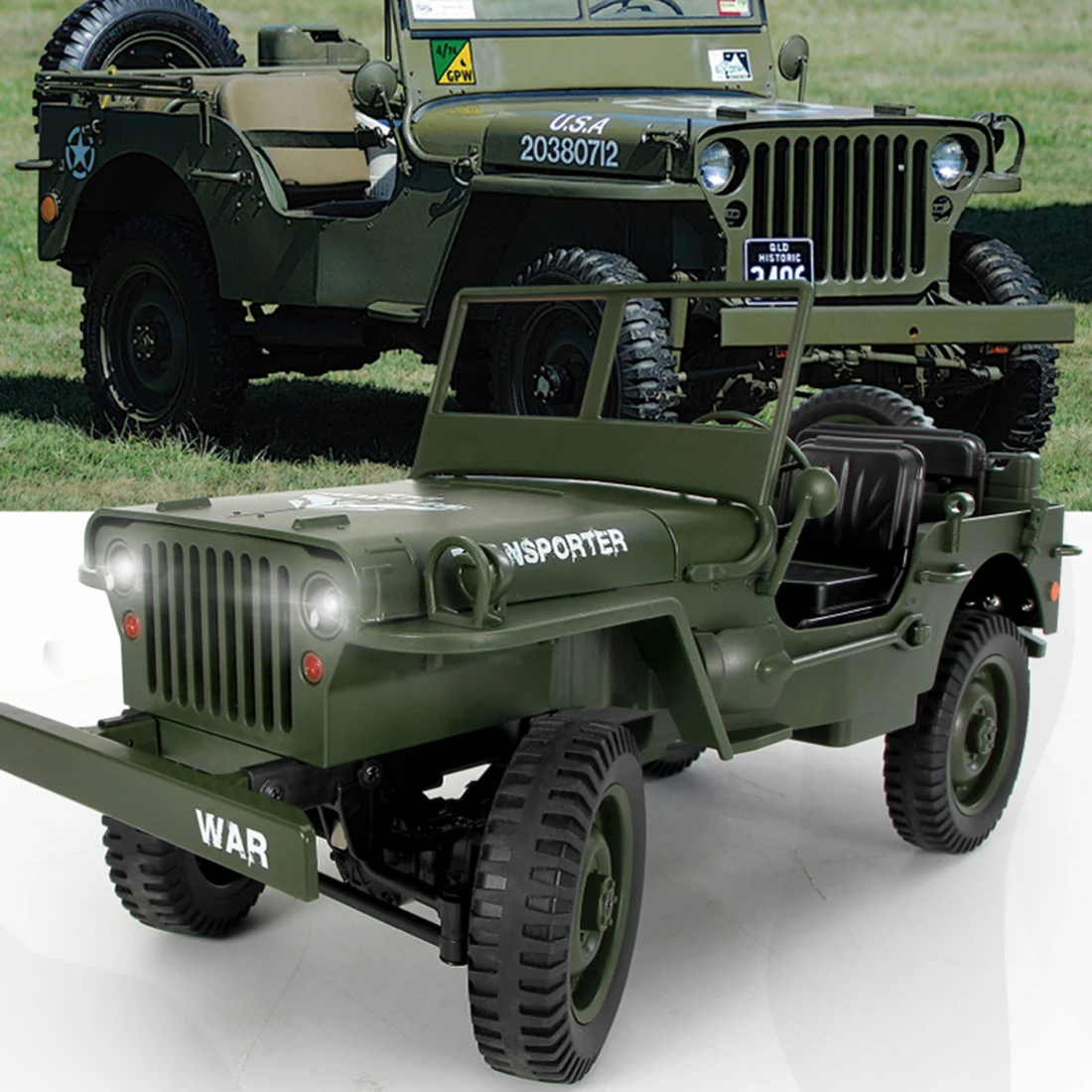 1:10 2,4G 4WD р/у грузовики дистанционного Управление игрушки вездеход восхождение игрушка RC TRUCK-желтый