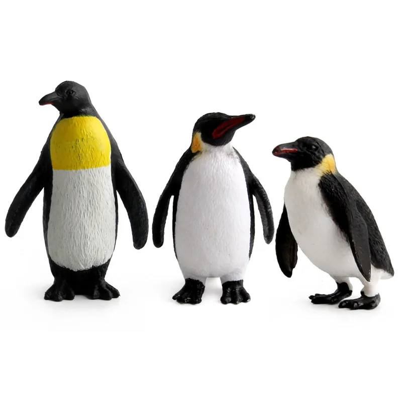 Action Figure Penguin Ocean Animal Model Kids Educational Simulation Models new.