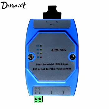 

RJ45 Ethernet to Fiber Converter 2 Ports Industrial 10/100Mbps Fiber Optic Transceiver Multimode Single mode 20Km