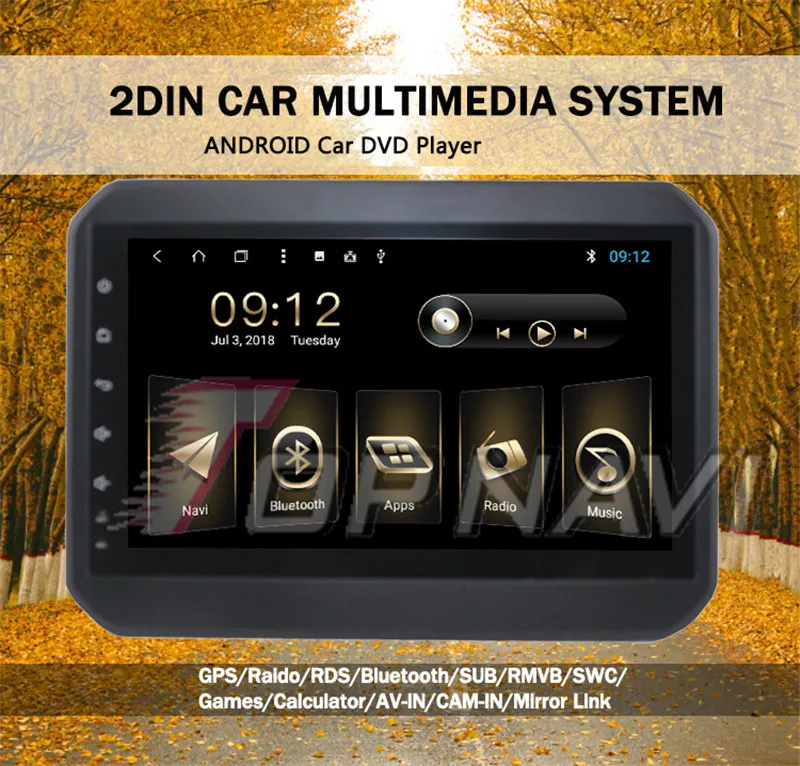 car stereo  1din For Suzuki Ignis 2017