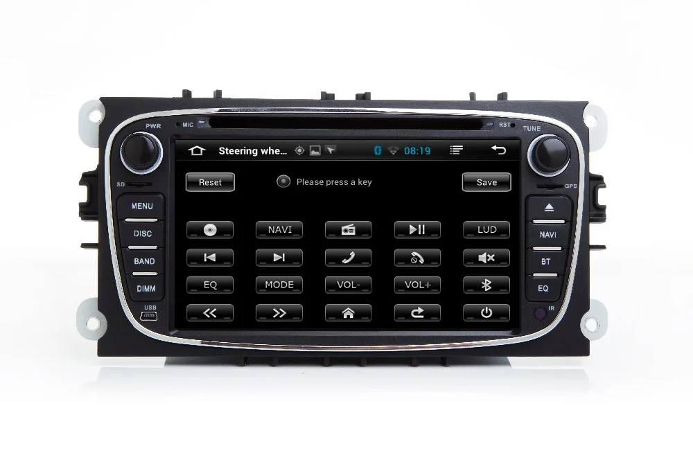 Discount 7"HD 1024X600 Android 7.1 Car DVD GPS For Ford Mondeo C-max S max Galaxy Wifi 3G Bluetooth Radio RDS SD Free Map Camera+Car DVR 27