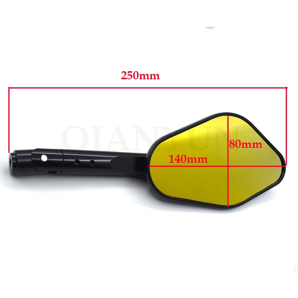 Для Suzuki GSXR1000 GSXR600 GSXR750 GSXR 1000 600 750 универсальный мотоцикл 8 мм 10 мм CNC алюминиевый мотоцикл зеркало заднего вида