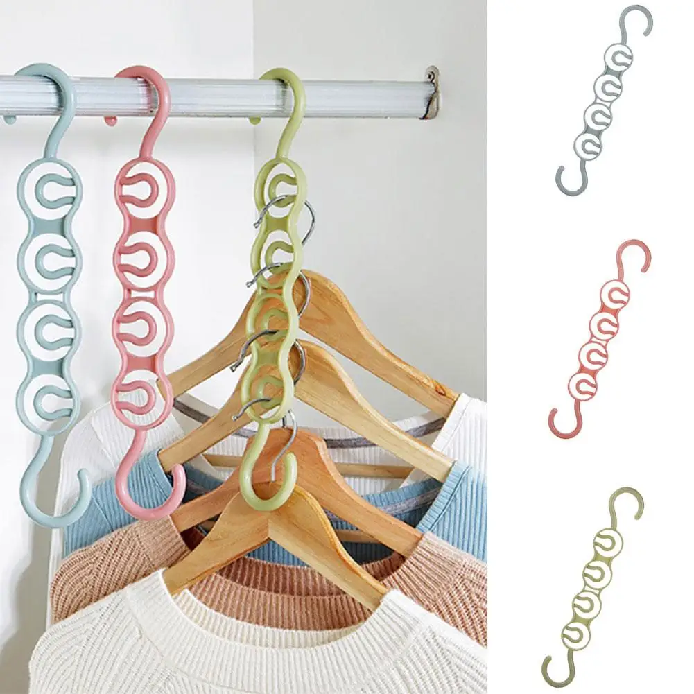

Clothes Hanger Creative Closet Clothing Hanger Organizer Space Saving Vertically Storage Rack
