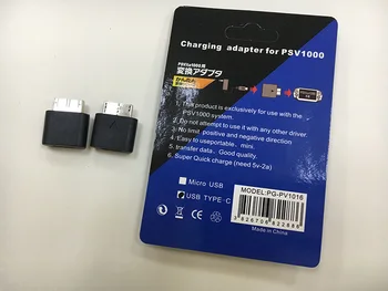 

High Quality Micro USB to PSV1000 Adapter for PSVita charge adapter transmission converter usb Typc-c Data Transfer Charging
