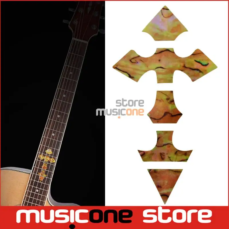 Buy Guitar Neck Inlay Stickers Cross Imitation Abalone