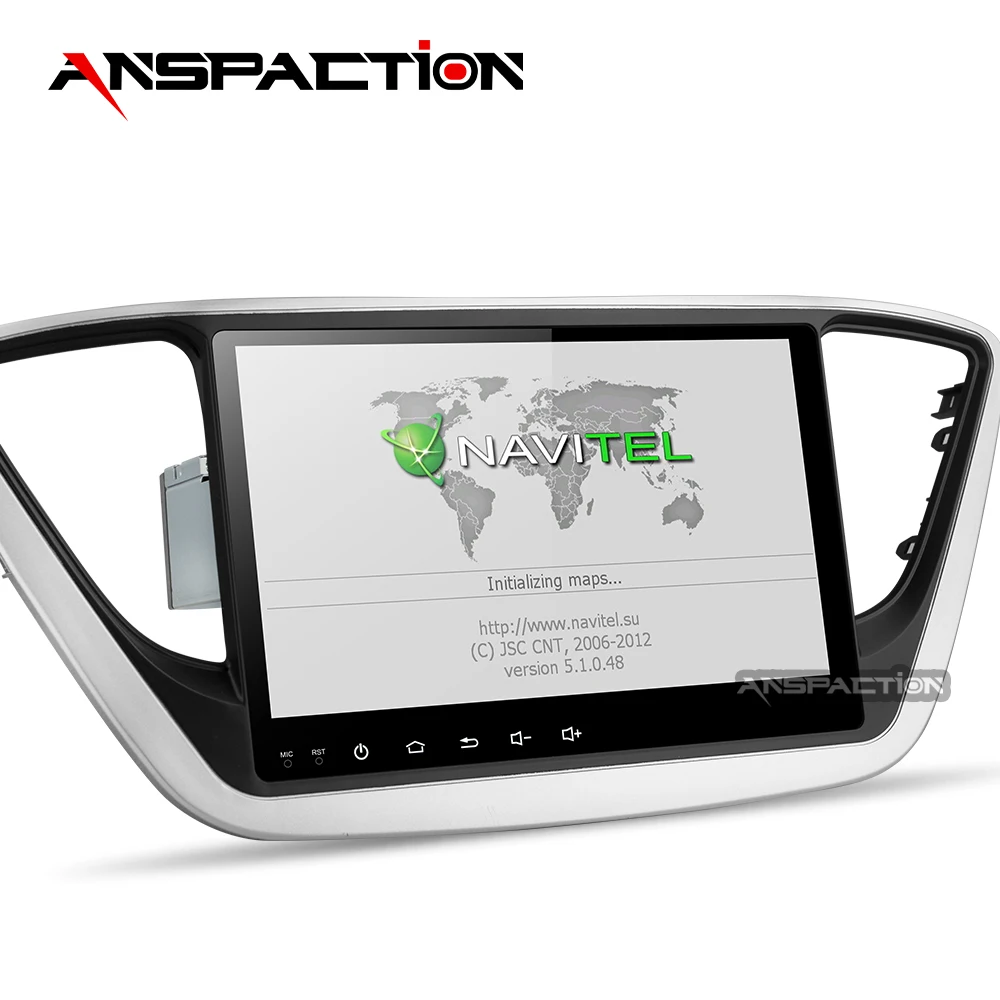 Android 9 0 Автомобиль Радио Мультимедийный видеоплеер навигации gps для hyundai solaris без