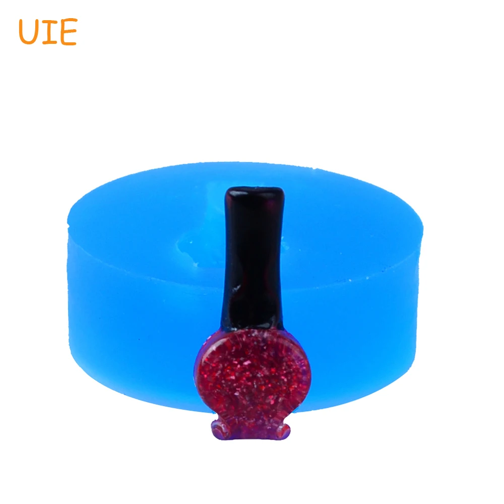 FYL255U Nail Polish Bottle Silicone Mold Fondant Sugarcraft Polymer