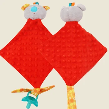 

Kawaii Animal Appease Towel Toys Baby Reassure Blankie Soothe Towel Infant Educational Plush Kids Toys For Newborn