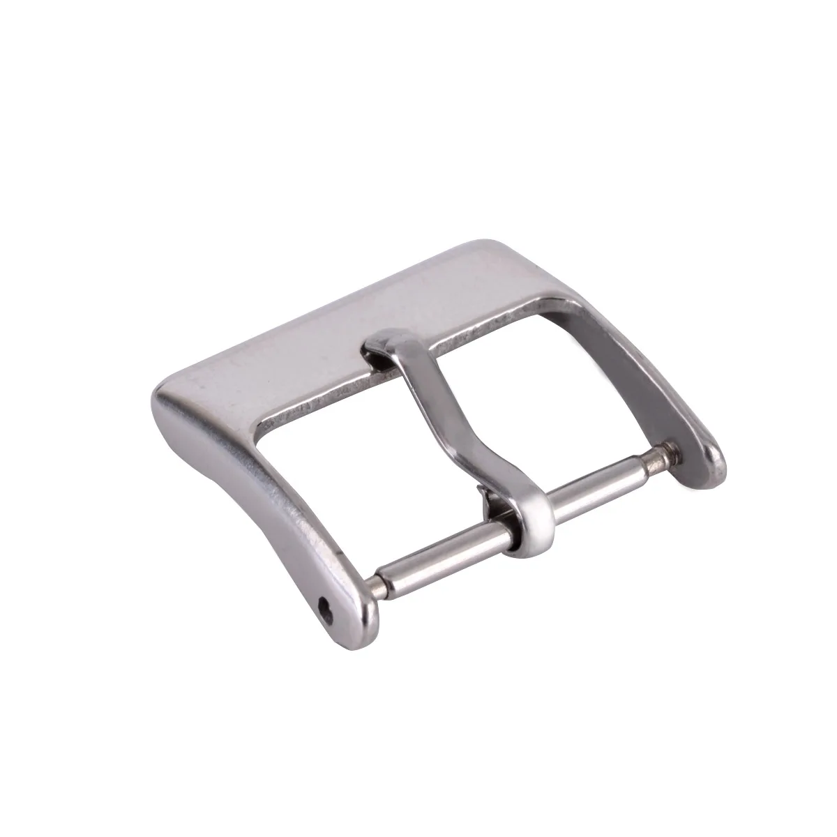 10pcs 18mm/20mm/22mm Stainless Steel Square Clasp Strap For Watch Bands Buckles decoration DIY Accessory watchband Clasp