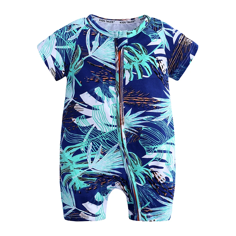 Детские комбинезоны для новорожденных Летняя одежда маленьких девочек Одежда с