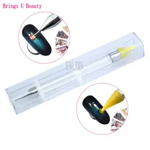 

Dual-ended Wax Nail Rhinestone Picker Dotting Pen Pencil Acrylic Handle Gem Pick Up Applicator Tool Self-Adhesive Dot Head Tips