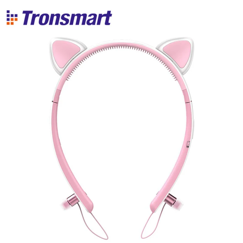 Tronsmart Bunny Ears Bluetooth наушники с светодио дный свет bluetooth беспроводные гарнитура