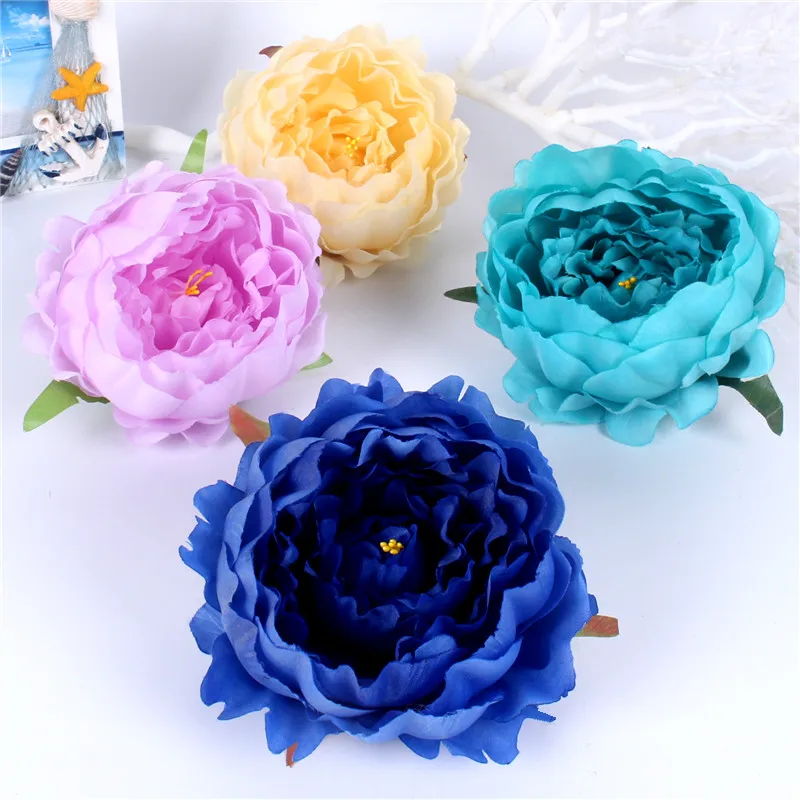 Elegant Peony Flower Heads for Decorative Arrangements - Set of 25