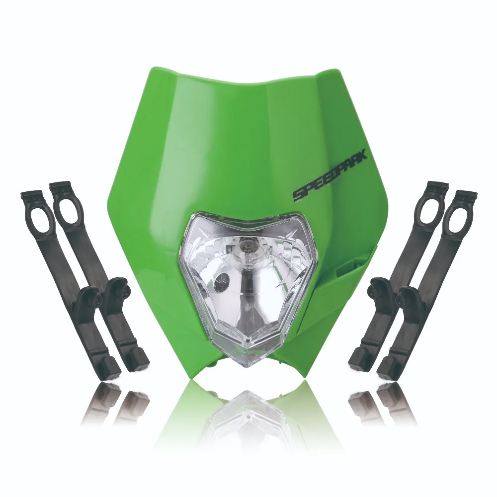 4 color Motorcycle Dirt Bike Motocross Supermoto Universal Headlight Fairing KTM SX EXC|exc|exc ktmexc headlight |