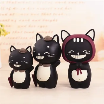 

Black Cat Piggy Bank Money Box Resin Piggy Bank Coin Bank Money Box Figurines Saving Money Home Decoration Children's Toys