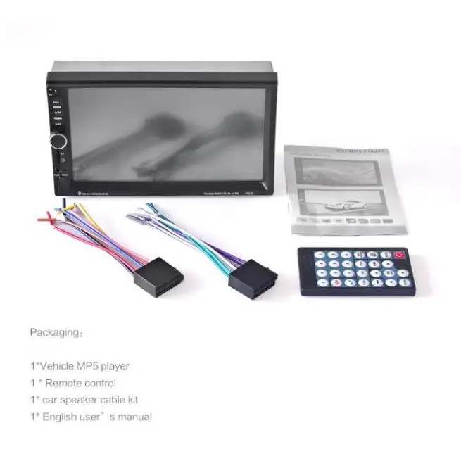 Clearance Bluetooth Car Stereo Audio In-Dash Aux Input Receiver SD/USB MP5 Player 3