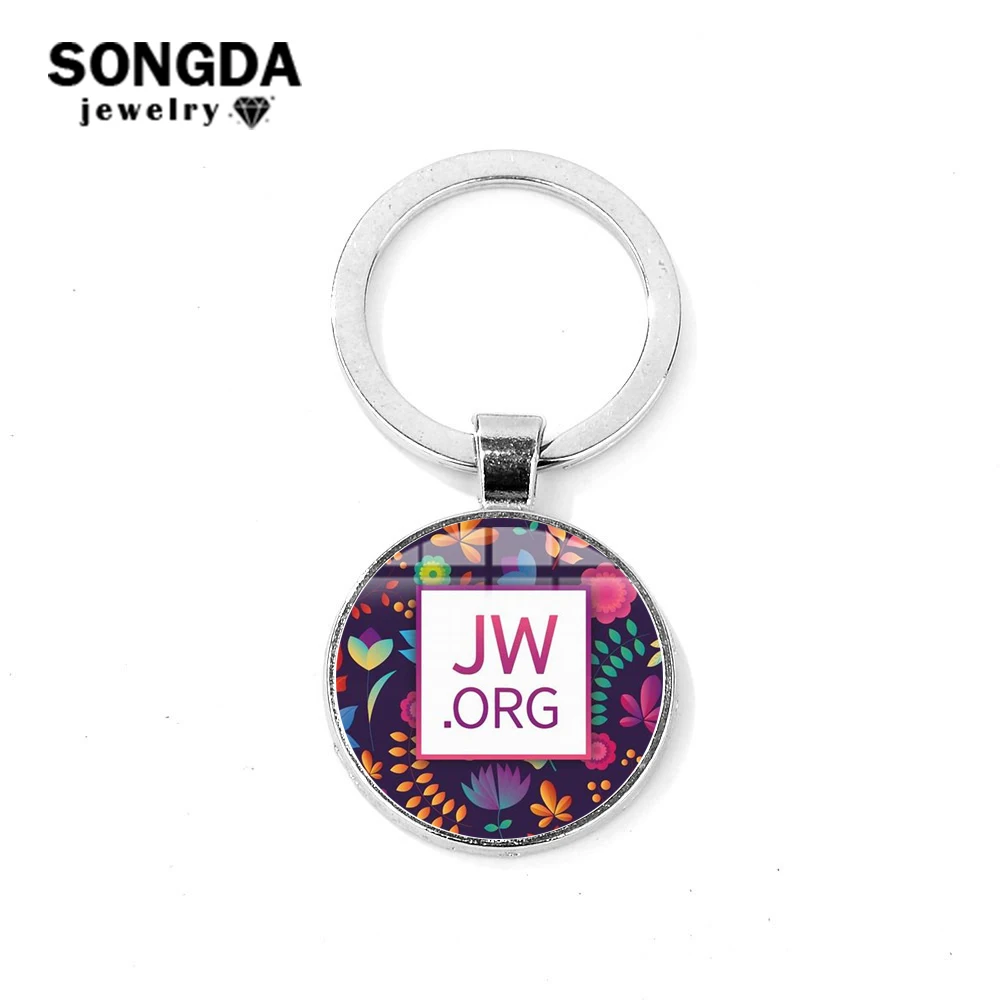 SONGDA модный бренд JW. Орг брелок Иеговы креативное Искусство Изображение кабошоны