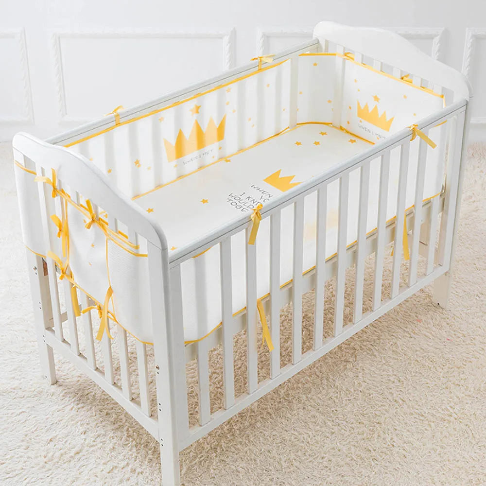Mry 3d Sandwich Mesh Breathable Crib Enclosures Baby Collision