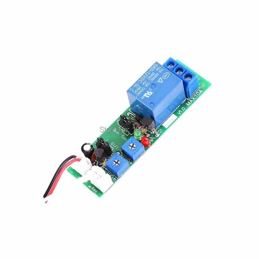 DC 12V Многофункциональный 0-24hr двойной регулируемый бесконечный цикл задержки