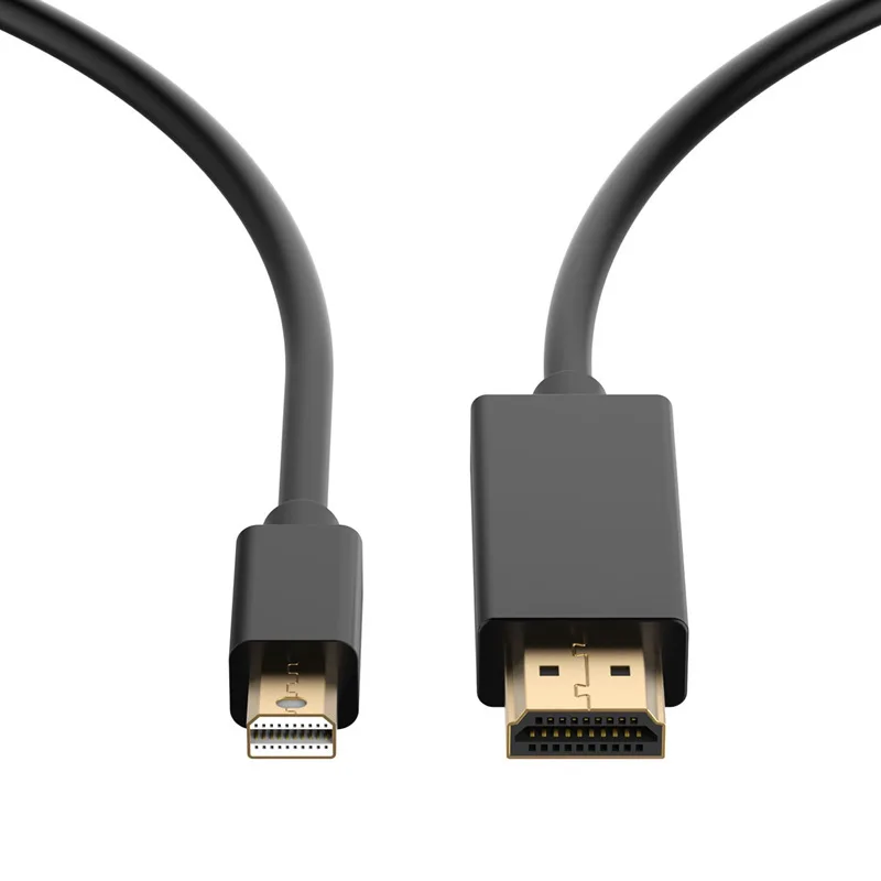 Amkle Mini DP to HDMI Cable Male to Male Adapter Mini DisplayPort for Macbook Pro Air Projector Laptop Monitor Camera Projector Amkle Mini DP to HDMI Cable Male to Male Adapter Mini DisplayPort for Macbook Pro Air Projector Laptop Monitor Camera Projector