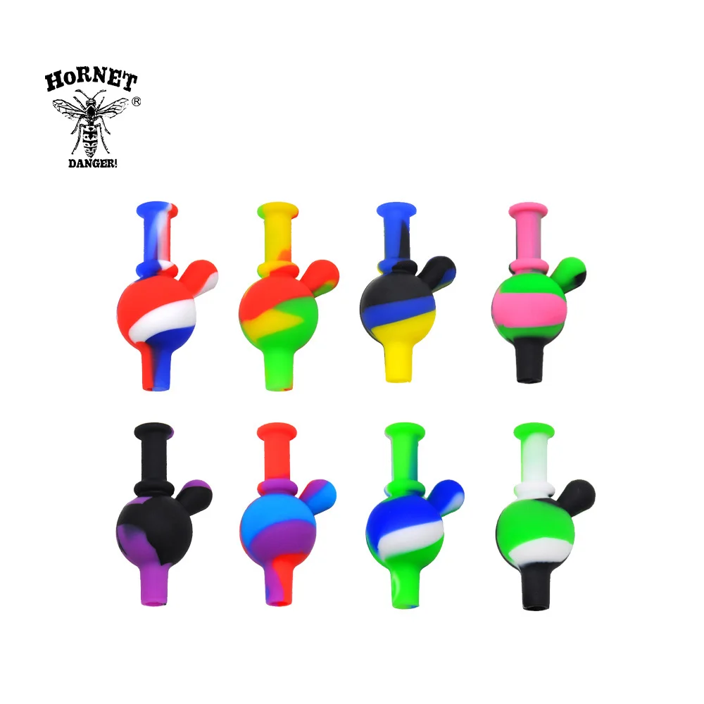 

HORNET Bizarre FDA Silicone Carb Cap Dome 23MM Glass / Silicone Water Pipe Dab Oil Rigs Thermal P Quartz Quartz Banger Nails