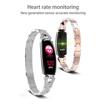 

Smart Watch Women IP67 Waterproof Heart Rate Monitor Fitness Bracelet Smartwatch