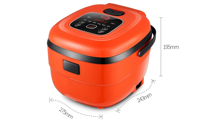 JWS-666 600 л портативная электрическая рисоварка, небольшая емкость рисоварка для дома Вт