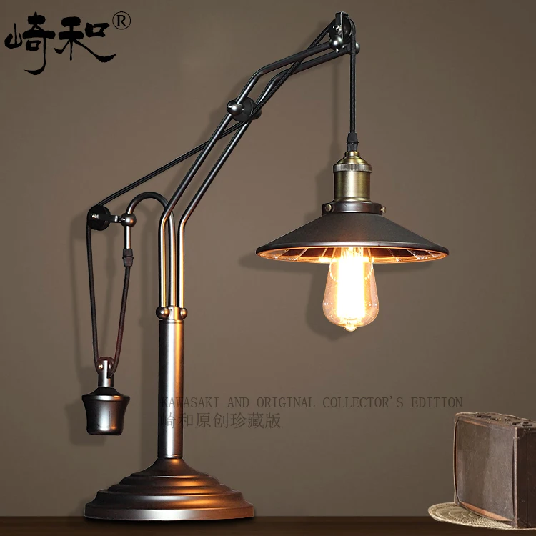 rustic bedside lamps