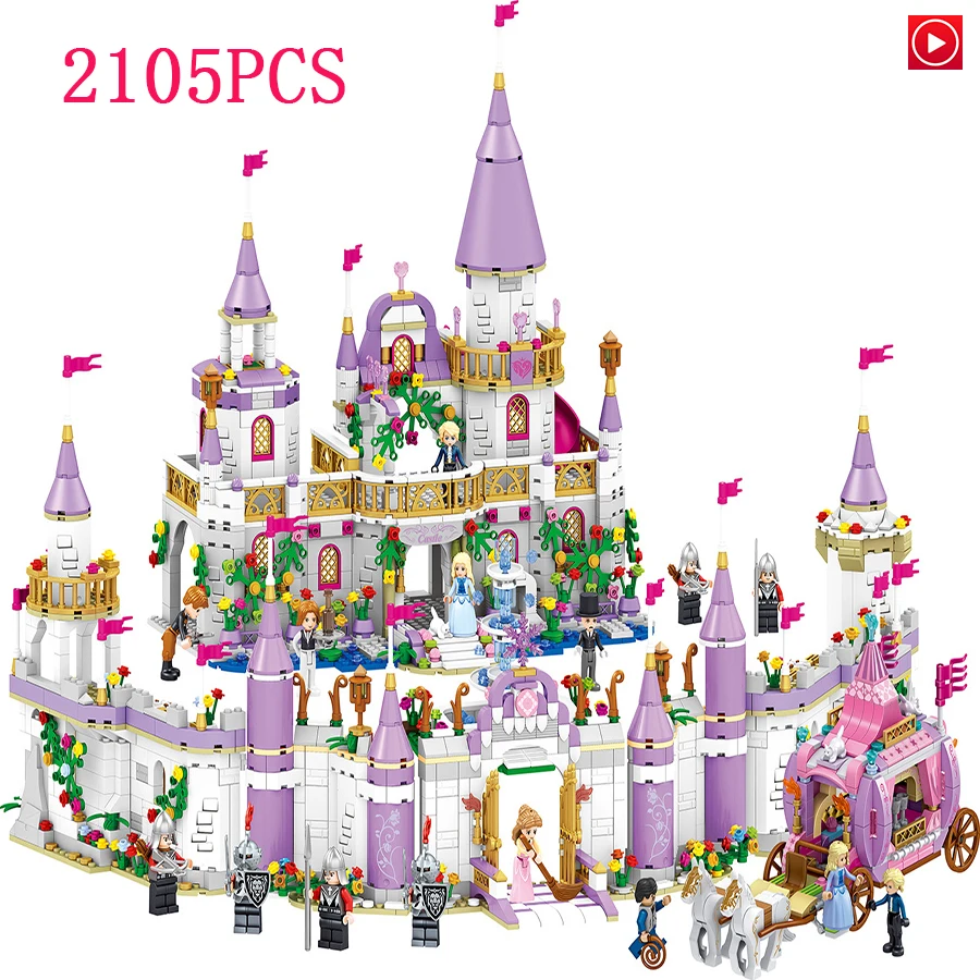 

Legoed Friends Girls toy Princess's castle Palace 1106 Lepins New Friends Model kit Building Block Brick Legoing Toys Christmas