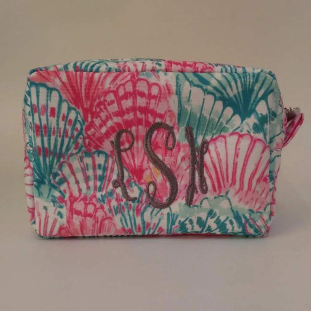 Дешево Оптом и в розницу Южной Стиль Для женщин косметичка на молнии Застежка косметички заготовки для вышивка; гарантированное качество