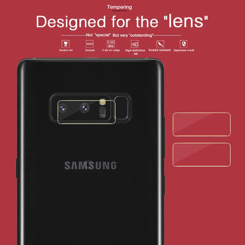 

Back Camera Lens Tempered Glass Film For Samsung NOTE 8 5100 N5110 S10 Folder2 Folder 2 G1200 Lens Film Cover Guard Sheild