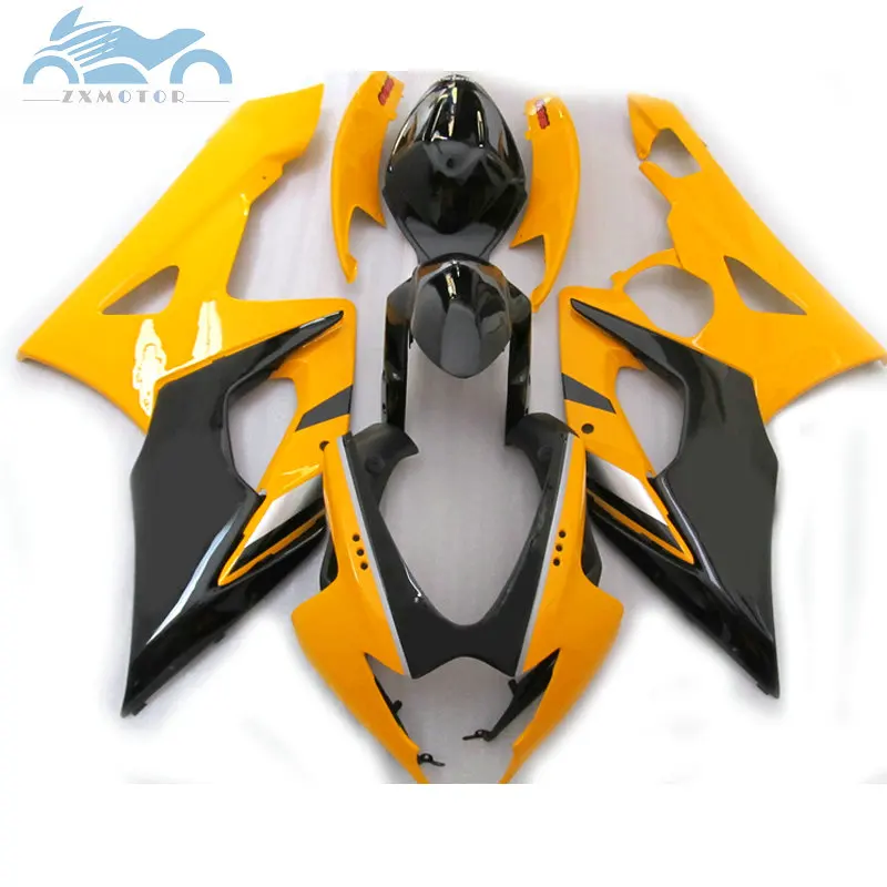 

High quality Fairing set for SUZUKI 2005 2006 GSXR1000 K5 motorcycle sport fairings kit 05 06 GSX R1000 yellow black aftermarket