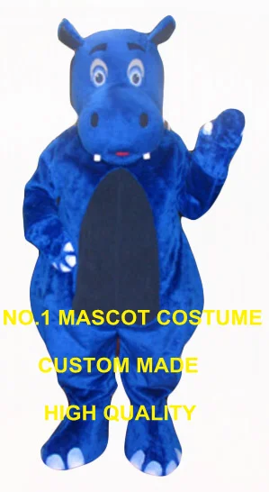 

blue hippo mascot costume wholesale for sale adult size cartoon hippo theme anime cosplay costumes carnival fancy dress 2716