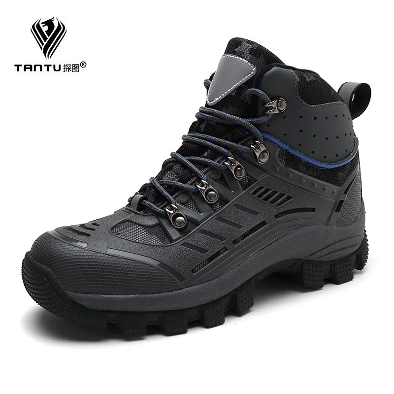 

TANTU Men High Quality Special Force Military Tactical Desert Combat Ankle Boots Army Work Boots Fashion Walking Shoes