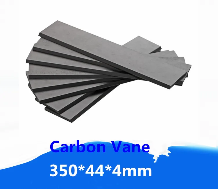 350*44*4mm Carbon Graphite Vane for Vacuum Pump /Carbon blades for Vanes pumpsin Clamps from