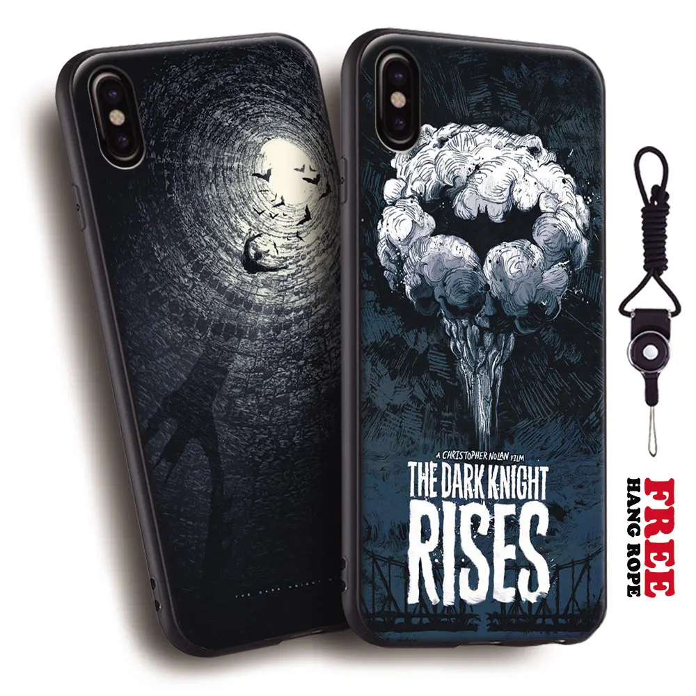 

Batman The Dark Knight Rises Movie Poster Tpu Soft Silicone Phone Case Cover Shell For Apple iPhone 10 X 5 5s SE 6 6s 7 8 Plus