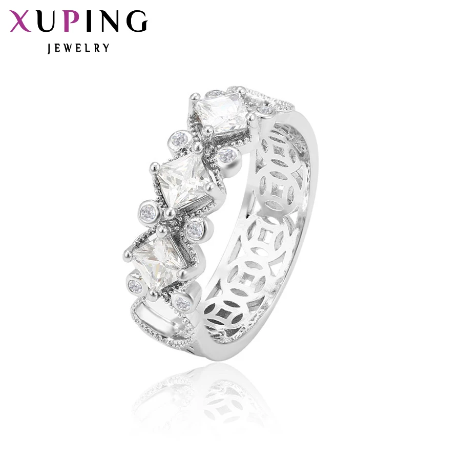 11 11 Deals Xuping Fashion font b Ring b font with Synthetic Cubic Zirconia European Style