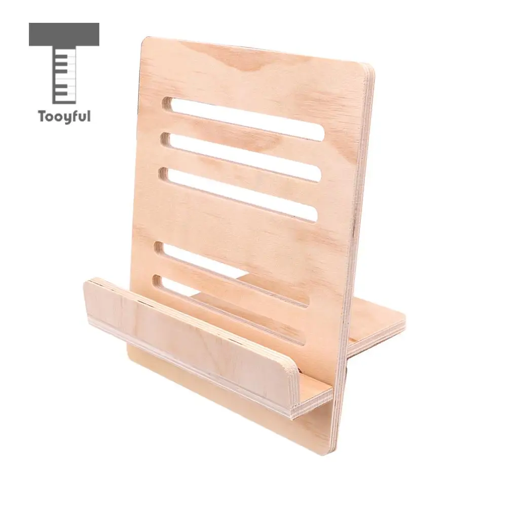 Detachable Portable Wood Folding Music Note Stand Holder Support DIY for Book Recipe Desktop Pad Stringed Instruments Accessory