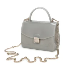 

Fashion Lady's handbag Women Silicone Candy Handbags Small Chain Messenger Bag Crossbody Shoulder Bags Mini Jelly Bag