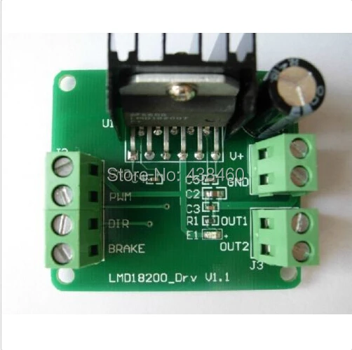 PWM модуль драйвера двигателя с регулируемой скоростью LMD18200T 3A для проекта Arduino Robot