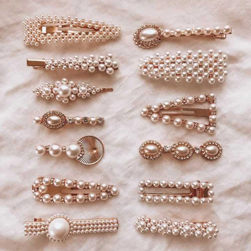 

Miwens 2019 Hot Sale Pearl Metal Maxi Hairclips Women Barrettes Hairwear Cute Romantic Handmade Jewelry Wedding Statement A590