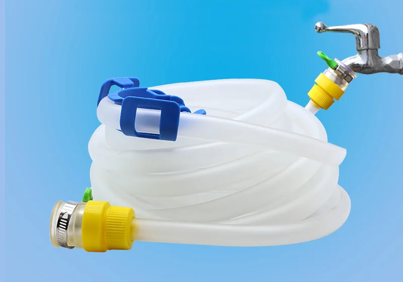 Aquarium water change hose water add refill set hose fix stand tap