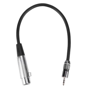 

3pin XLR Female to 3.5mm 1/8'' TRS Plug Male Cable Audio Adapter Cord Metal Connector for Microphone Stereo Audio CD/DVD Player