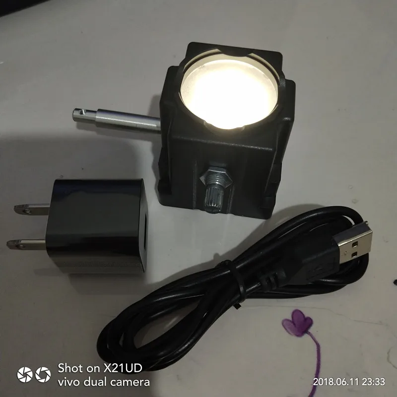 Новый USB белый перезаряжаемый светодиодный светильник источник света