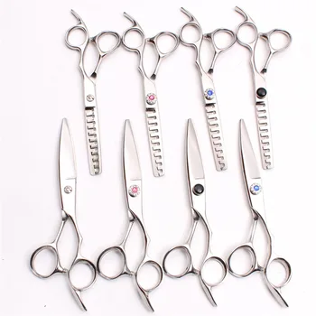 

6" 17cm 440C Engraving Logo Styling Tool Hairdressing Scissors Cutting Shears Thinning Scissors Professional Hair Clippers C9021