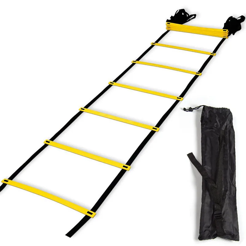 6 M 12-Rung подвижность лестницы скорость лестницы футбольная команда футбольная скорость тренировка выносливости спортивное оборудование тренировки с сумкой для переноски