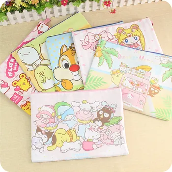 

1pc sumikko gurashi my melody A4 File Bags Mesh Document Bag File Folder Stationery Filing Production School Supply